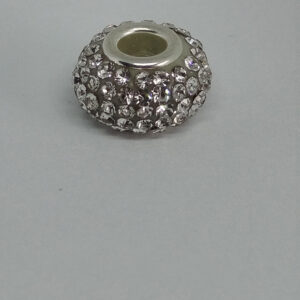 Strass-Perle Silber